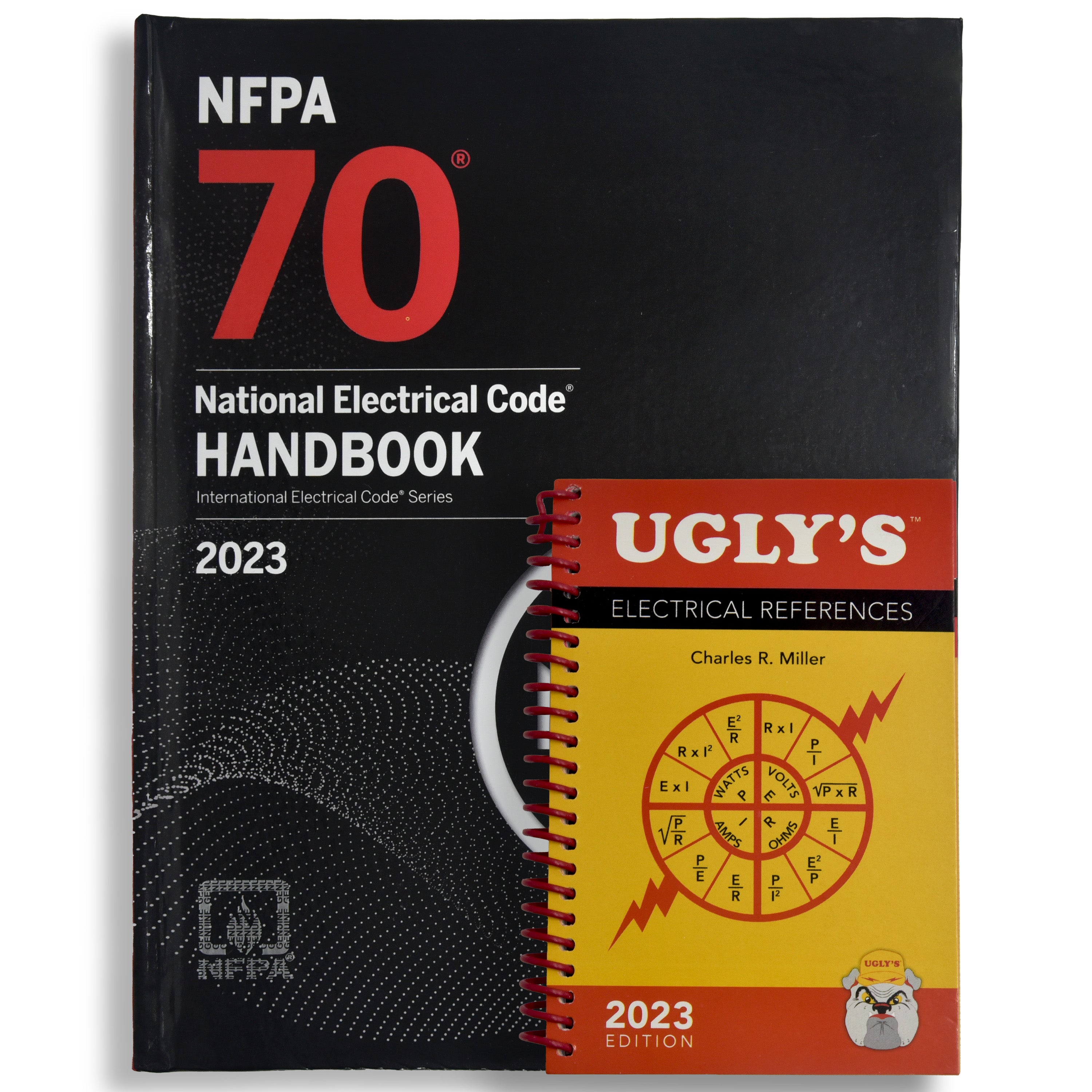 NFPA 70 NEC 2023 Hard Cover + Ugly’s Electrical References 2023 Set – Complete Electrician Code & Field Guide