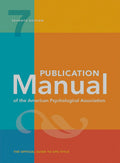 Publication Manual of the American Psychological Association: 7th Edition, 2020 Copyright [Paperback] - Via Digital Shop